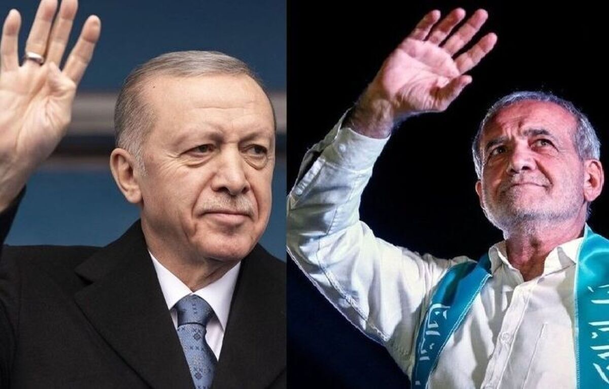 تماس تلفنی رئیس‌جمهور ترکیه با مسعود پزشکیان / اردوغان: معتقدم در دوره جدید روابط دو کشور در هر زمینه‌ای توسعه خواهد یافت