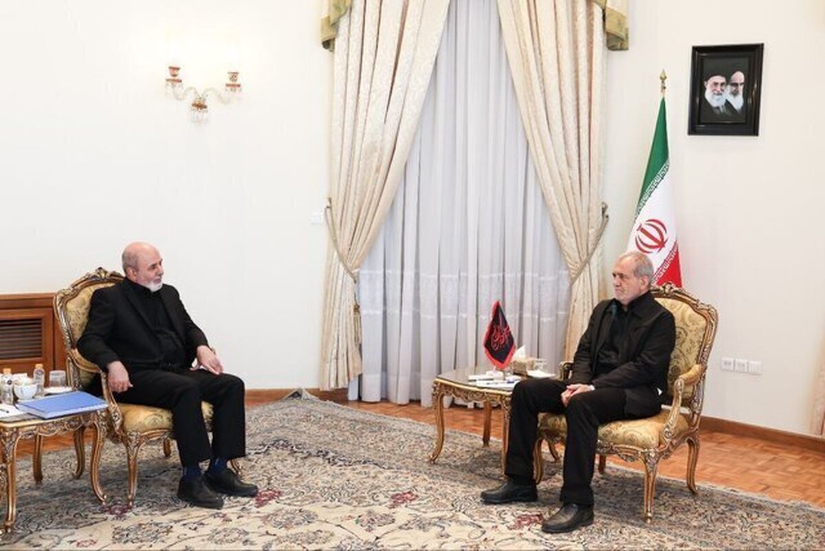 دیدار رئیس سازمان صداوسیما و دبیر شورای‌ عالی امنیت ملی با رئیس‌جمهور منتخب